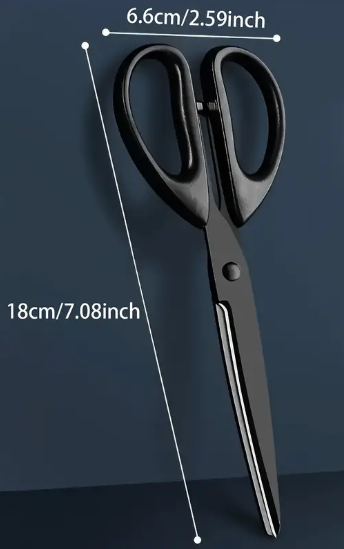 Multifunctionele Roestvrijstalen Schaar – 18 cm | Voor Thuis, Kantoor & Creatief Werk