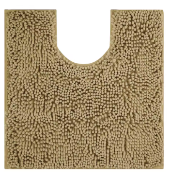U-vormige Toiletmat – Extra Zacht Chenille Pluche – Wasbare Badkamermat van Microvezel – Superabsorberend Comfort