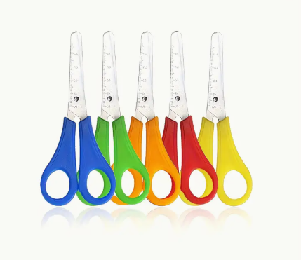 Kinderscharen Set – 5 Stuks | Veilig RVS | Kleurrijke Scharen voor Knutselen