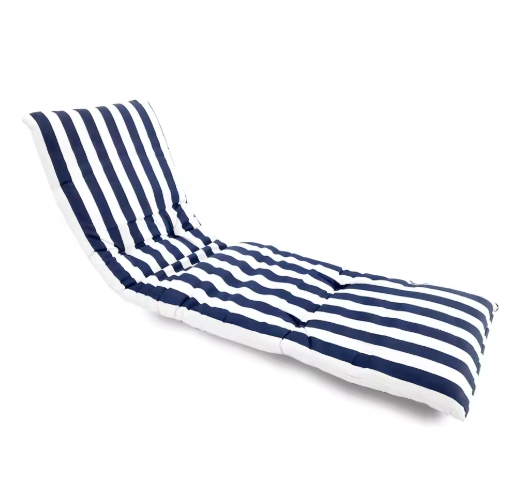 Ligbedkussen Blauw/Wit – 180x55x6 cm