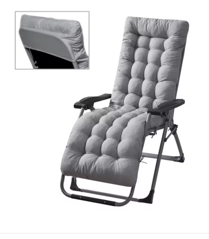 Comfortabel Ligstoelkussen – 52 x 168 x 6 cm in vier kleuren