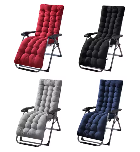 Comfortabel Ligstoelkussen – 52 x 168 x 6 cm in vier kleuren