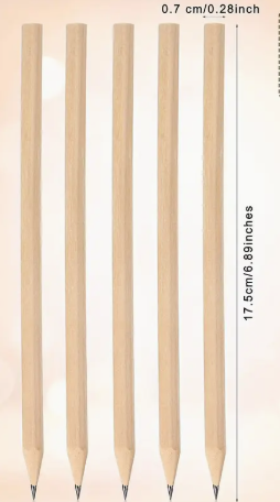 Schrijfpotloden Set – 5 Stuks | 2B | Grafietpotloden voor School, Werk en Creatief Gebruik